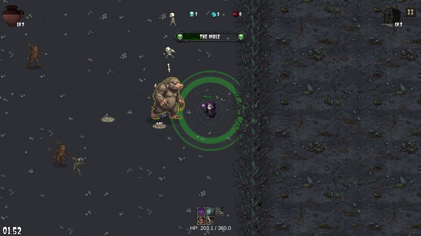 Necromancer: Ash & Bone combat